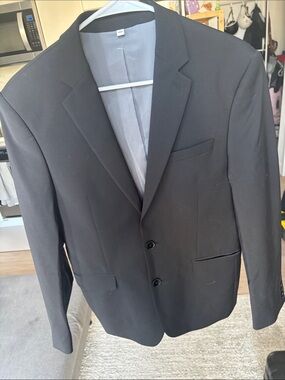 Express Men’s Extra Slim Black Suit Jacket
